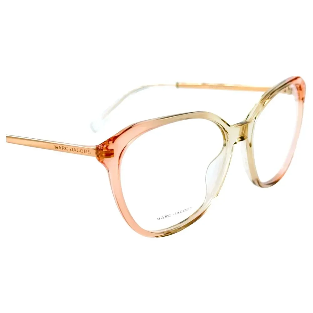 Marc Jacobs Marc 485 N Womens Plastic Eyeglass Frame 733 Peach 53-16